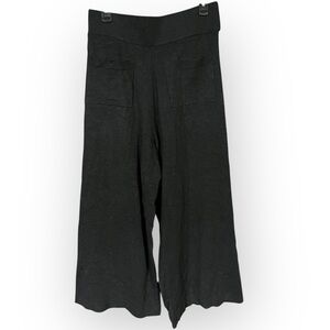 Robert Kitchen Women’s Medium Dark Gray Pull On Wide Leg Pants